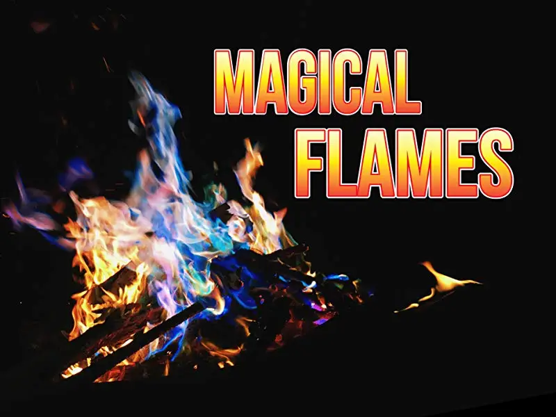 Magical Flames  Creates Vibrant Colorful Flames  Wood Burning Fires Colored Flames for Wood Burning Fires