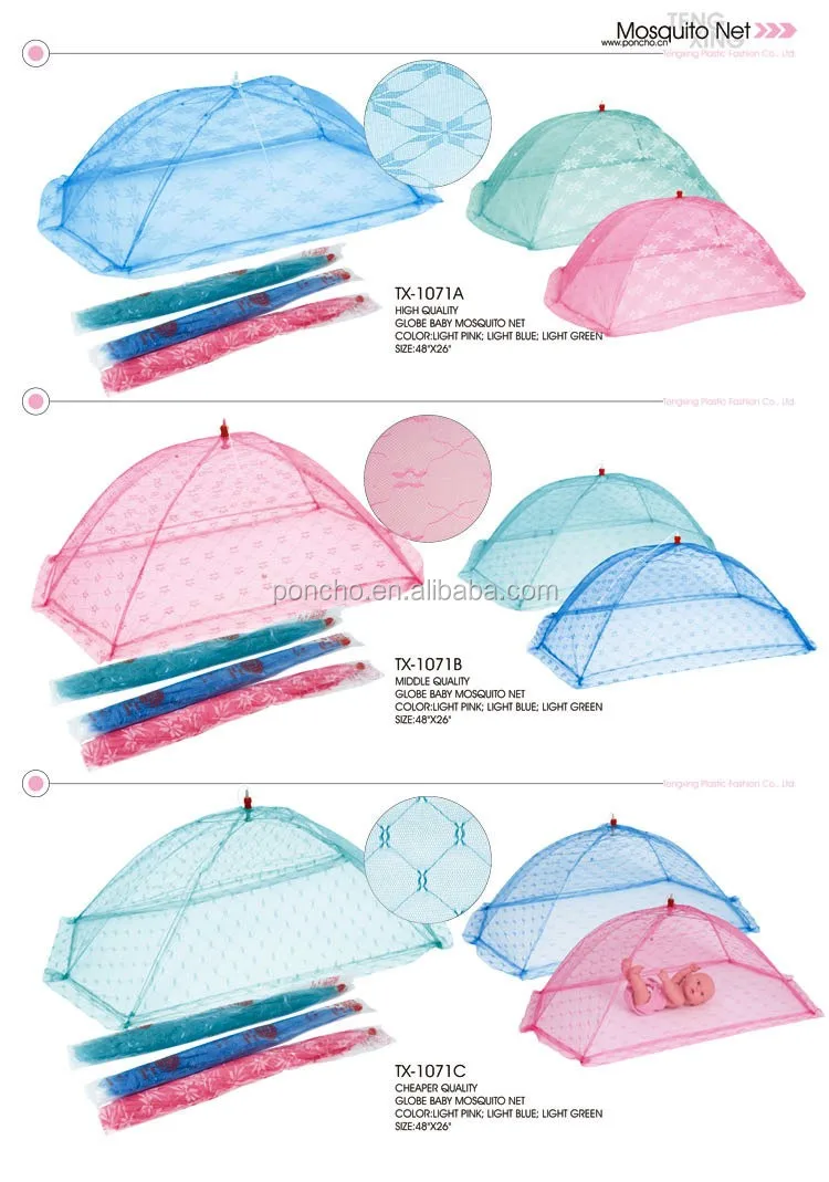 Colorful Umbrella Globe Baby Mosquito Net
