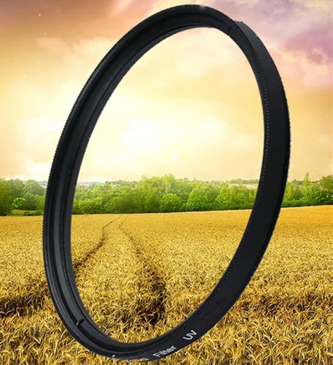 DSLR camera UV filter universal Aluminium 55mm