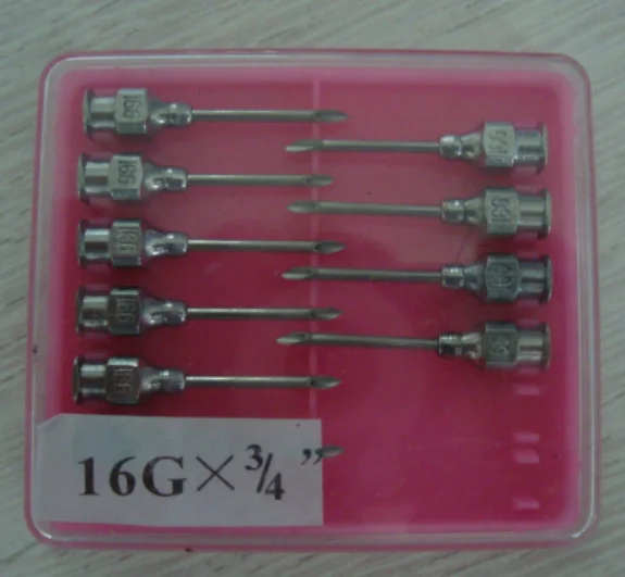 
Veterinary Stainless Steel Needle,Metal Veterinary Needle 14G-24G 