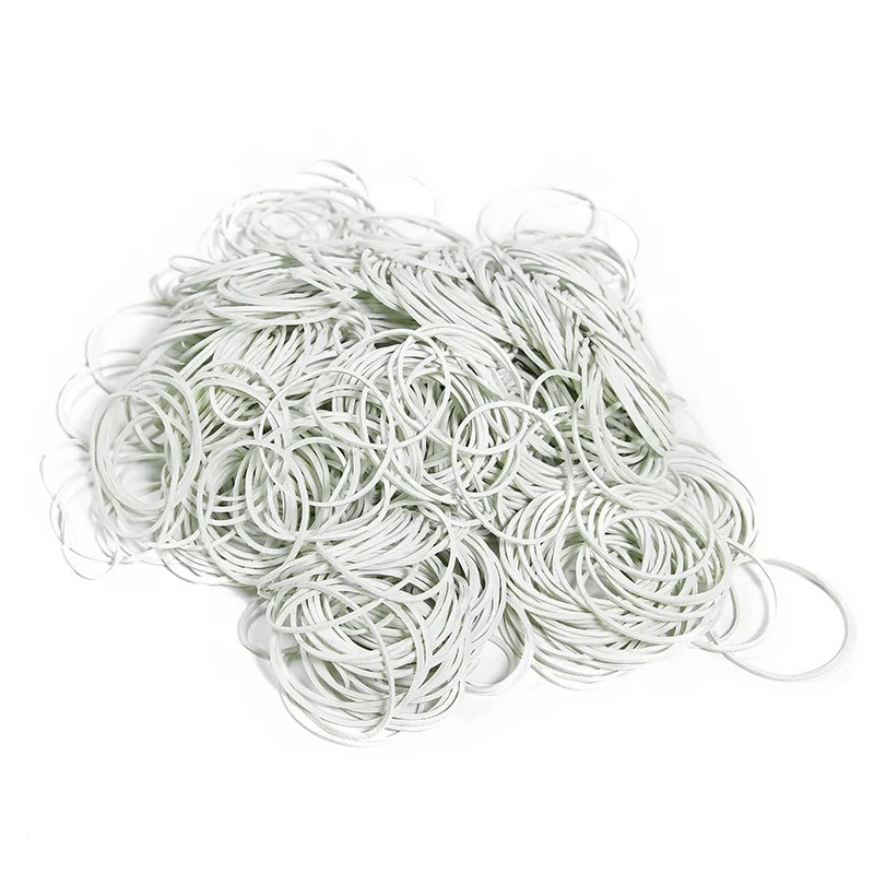 Vietnam Factory Quality Elastic Rubber Band White Rubber Rubber Band Suitable for Hair