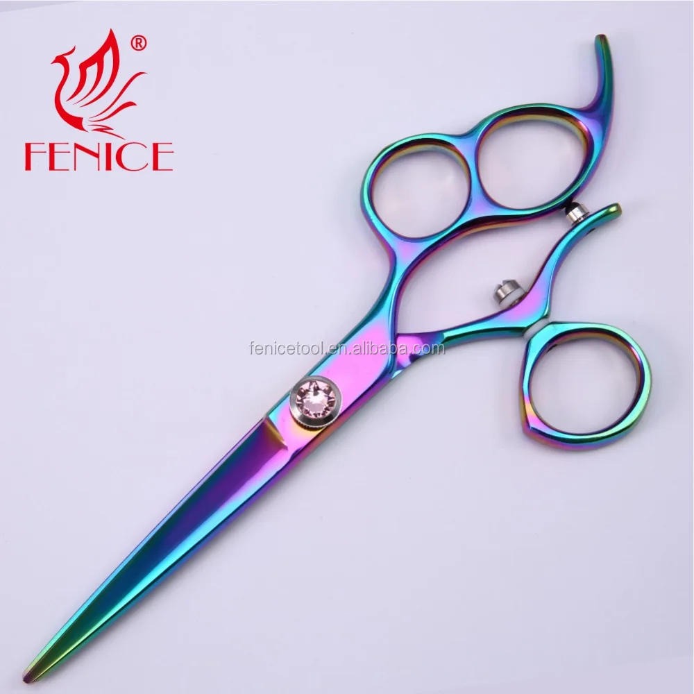 Professional JP440C steel 6.0 inch rotate handle salon barber scissors