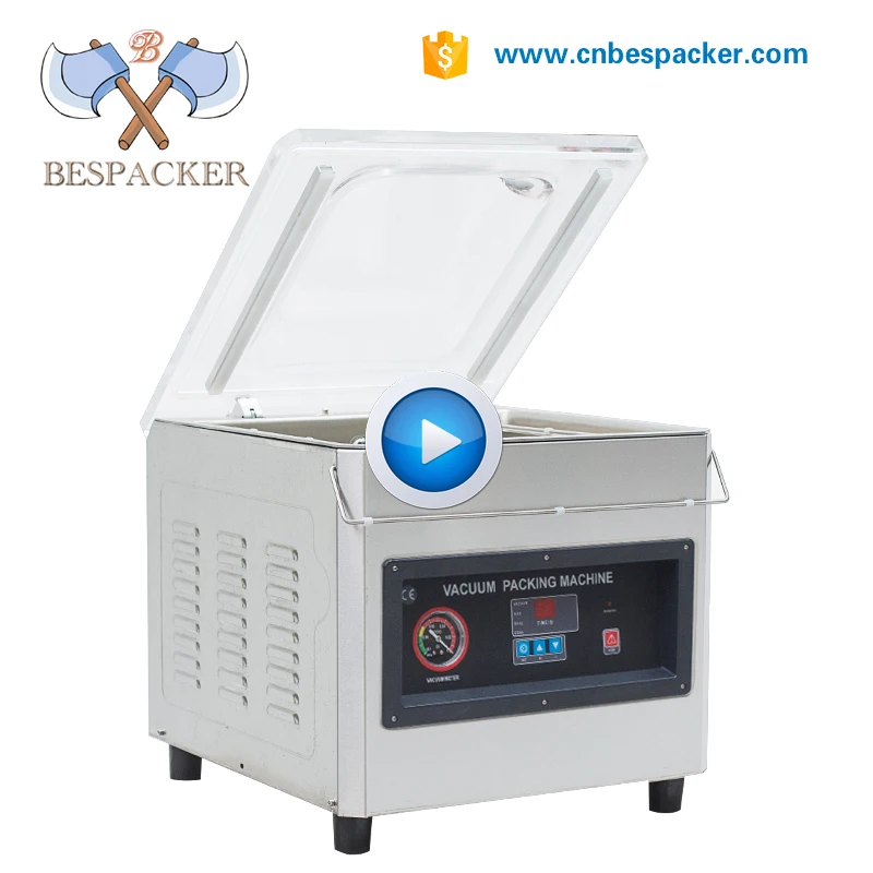 dz400 automatic fish chicken vacuum packing machine