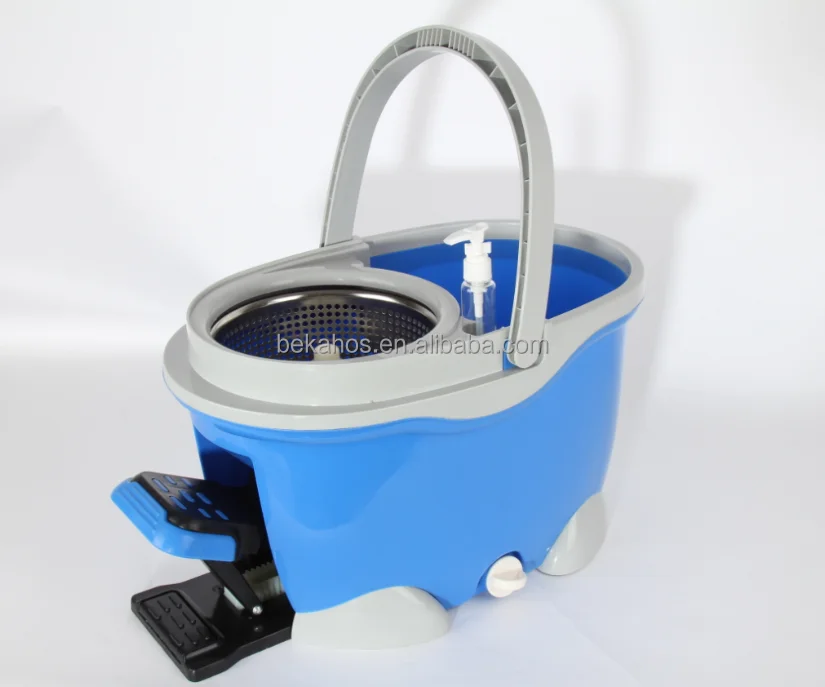 4 Drivers cleaning mop with 360 degree spin bucket mop