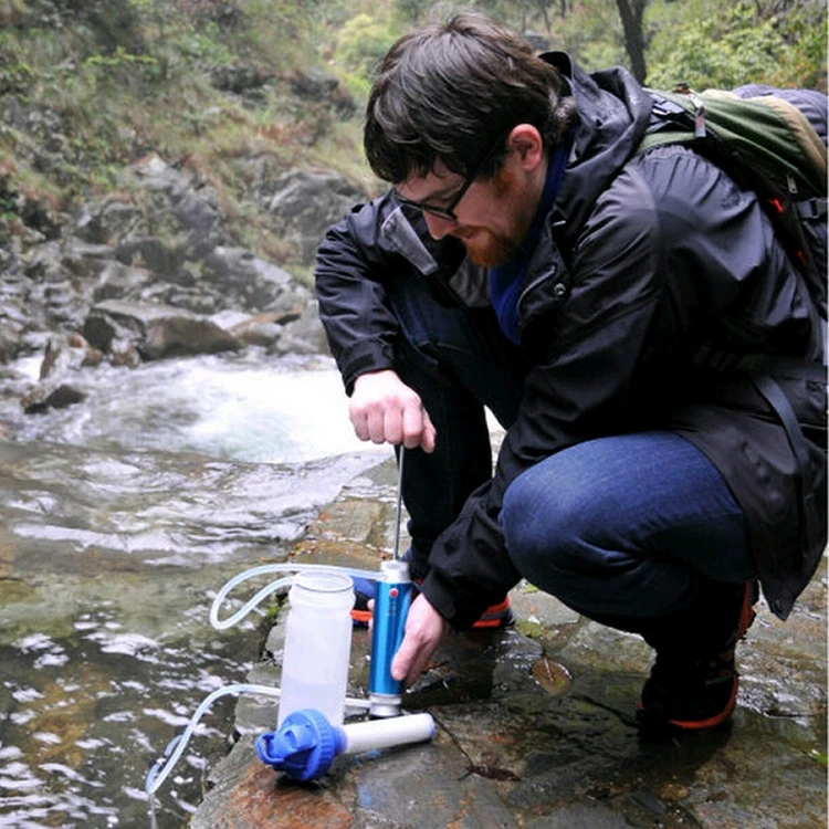 Diercon OEM Factory Pocket Water Filter Wilderness Exploration Survival Kit Portable Water Filter System (KP01)