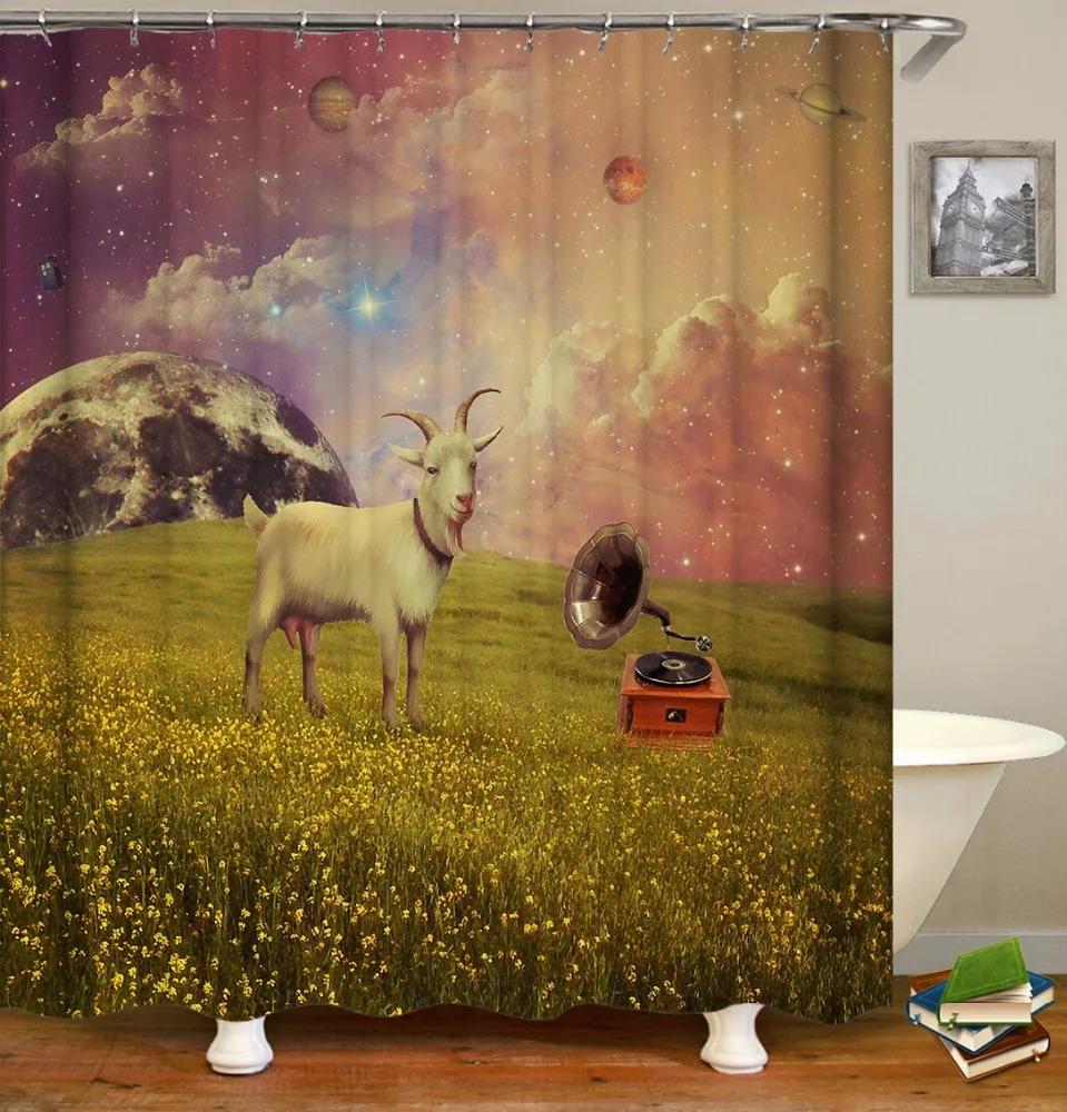 
Online Wholesale Shop Royal Valance 3D Polyester Home Blackout Blind Shower Bath Curtain , Cushion Cover , Window Door Curtain 