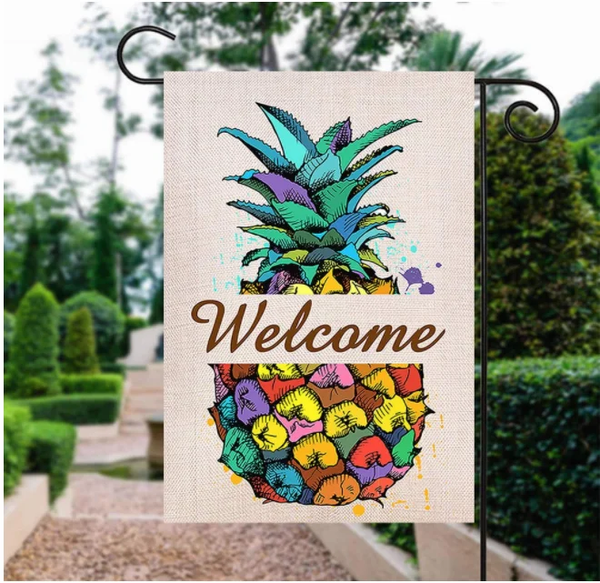 printed garden flags Vertical Double Sided Spring Summer Yard Outdoor Decorative printed garden flag