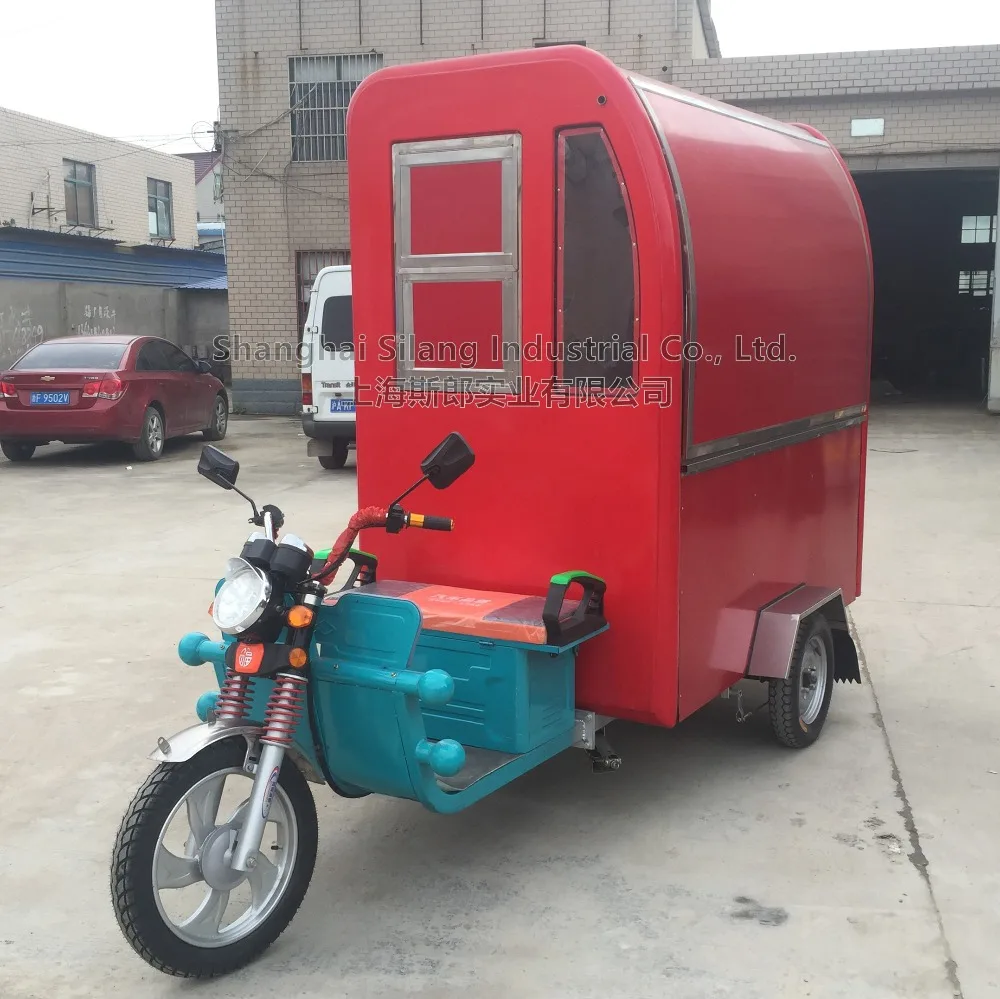 motorized food cart food tricycle cart for sale