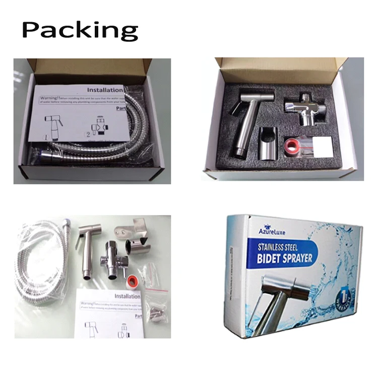 High Quality Brass Hand Held Bidet Sprayer Portable Brass Shattaf Bathroom Bidet Spray