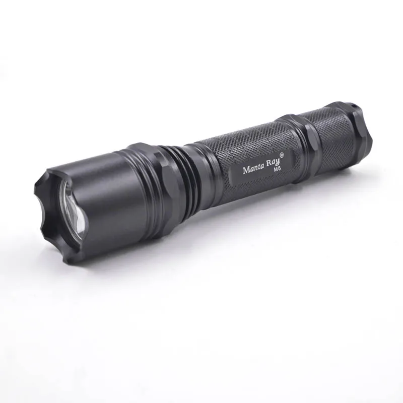 Manta Ray M5 Portable Best LED Torch light SST-40-W Brightest led Torch flashlight