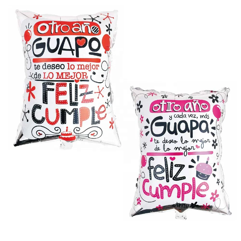 26inch Spanish Super Handsome and beauty  for party decoration spanish foil balloon