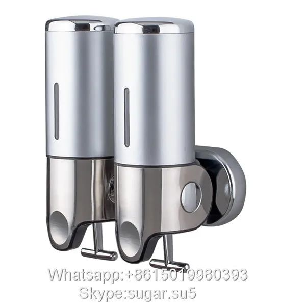 Wall mounted hotel bathroom accessories stainless steel liquid soap dispenser