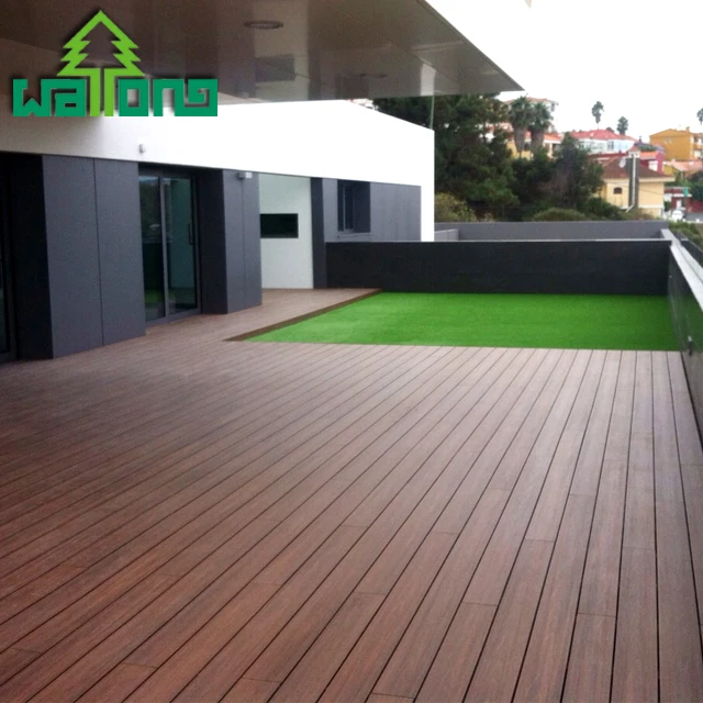 
New design wpc outdoor floor tiles exterior decking 