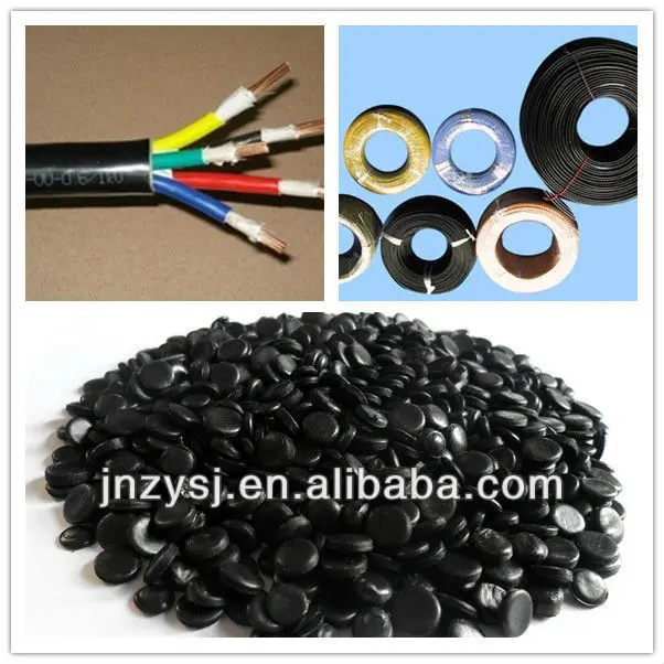 Черный линейный полиэтилен низкой плотности (LLDPE гранулы для электричества черный LLDPE/pe Электрические соединения кабеля электроэнергии материал покрытия
