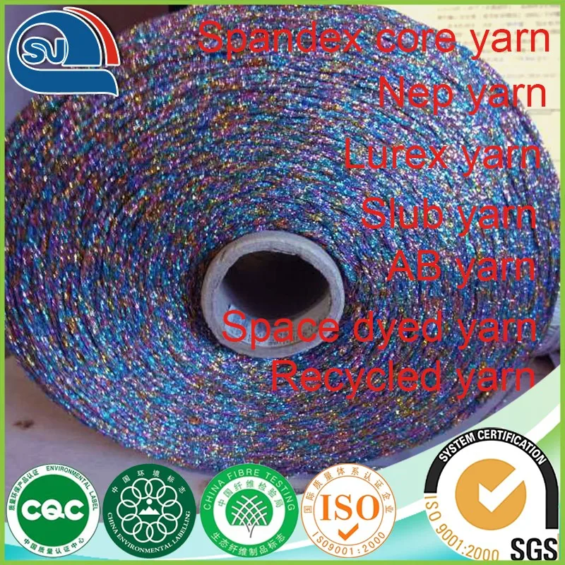 manufacture metallic fiber blended yarn
