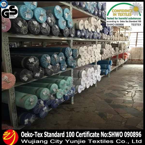 Cheap 100% Polyester Stretch Satin Fabric