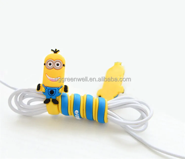 
Cute Cartoon Earphone Wire Cable Keeper Winder 