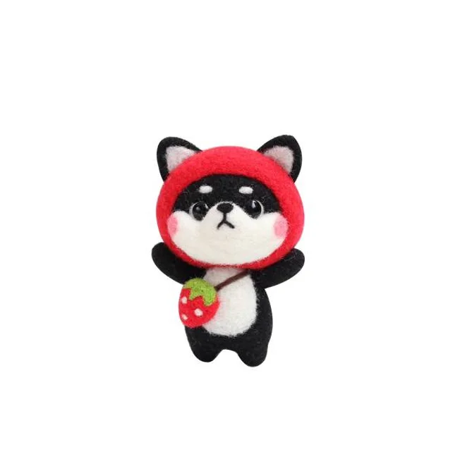 Passed CE High Quality Handicraft Cute 100% Wool Felt Animals for Toys