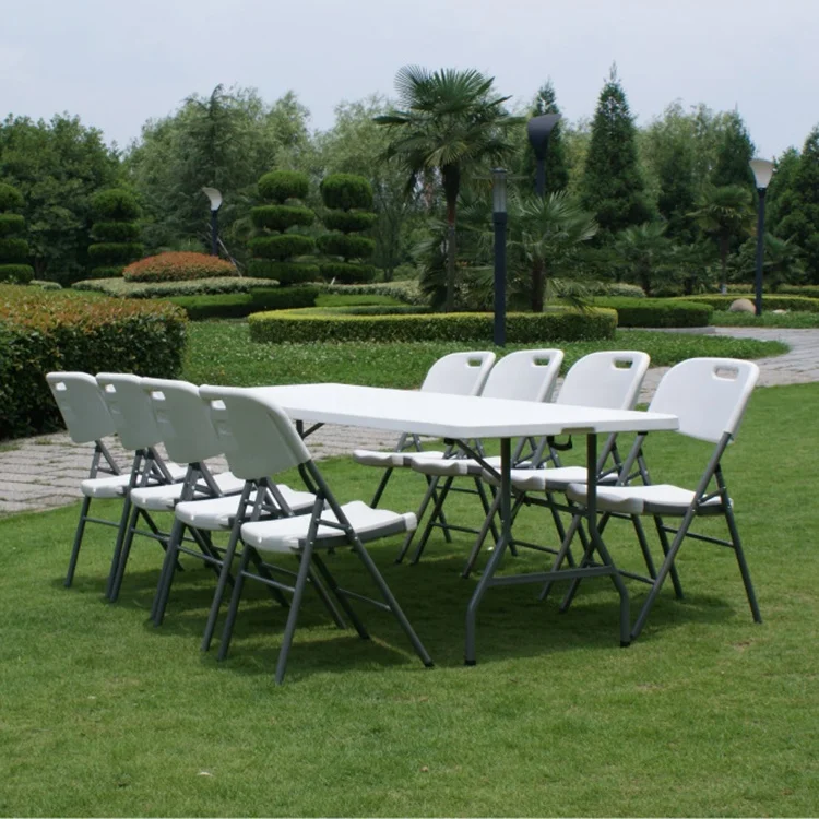 Folding Dining Chairs Plastic Seat Metal Frame Living room chair Restaurant Chair