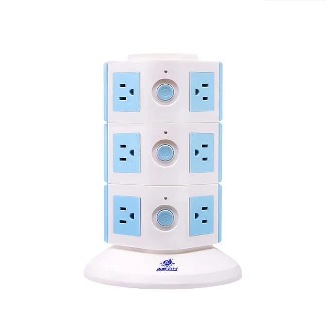 Tower Type 3 layer US Surge Protector Socket
