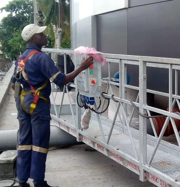 
ZLP800 San treo gondola / chimney cleaning suspended platform / building maintenance andamios colgantes 
