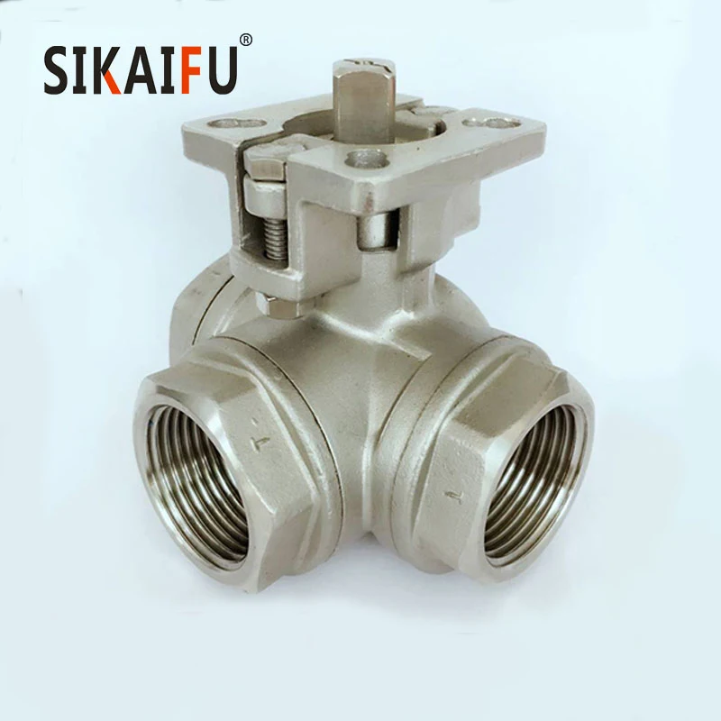 New fashion Thread 3 way ball valve with great price