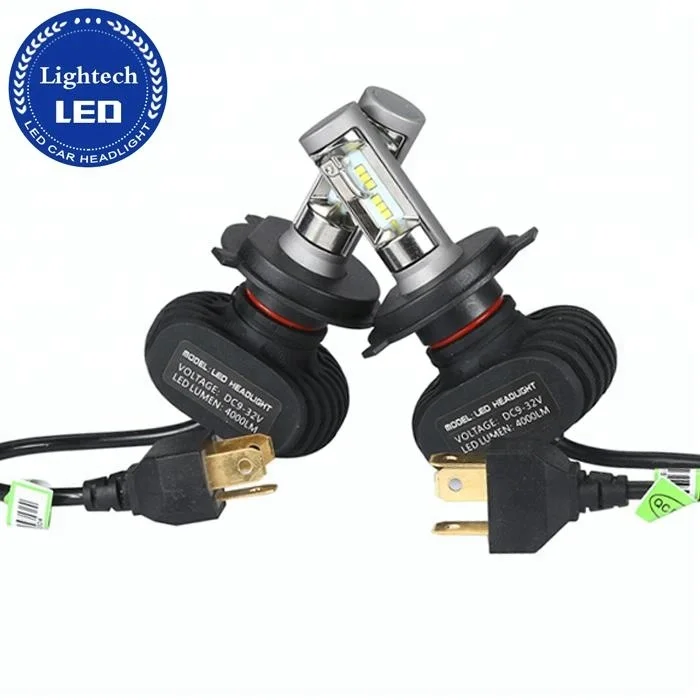 Fanless 36W CSP S1 LED Headlight 9004 9007 H1 hb2 9005 9006 H7 H4 Luces LED