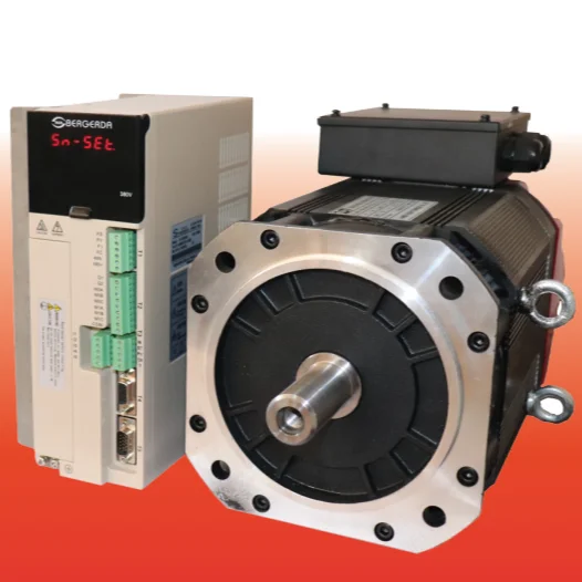 Driver Induction asynchronous servo motor+servo drive,With RS485 communication function 8000RPM with cables