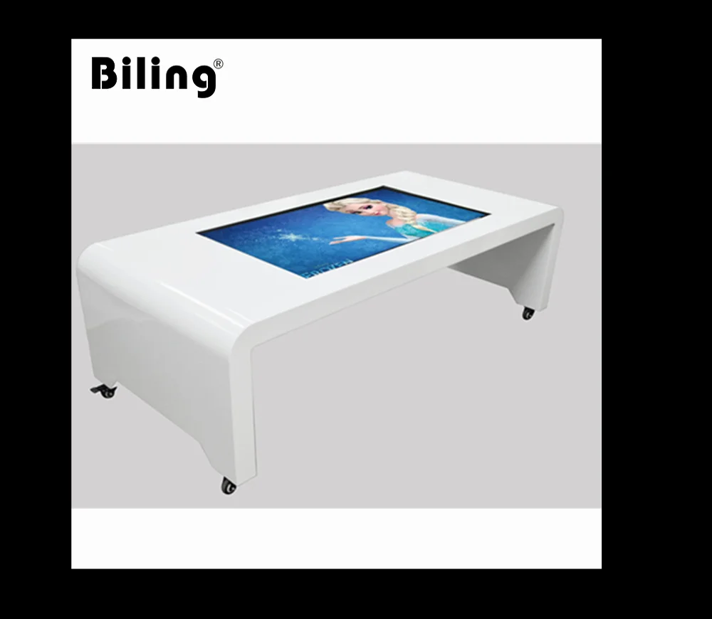 Customized size Android coffee table lcd digital signage interactive touch table for coffee room leddisplayscreen