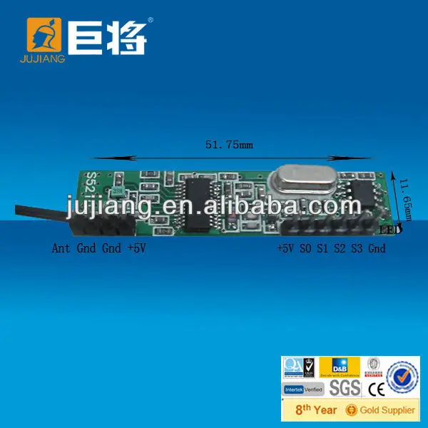 dc5v рф модуль приемника с энкодером 433 мгц