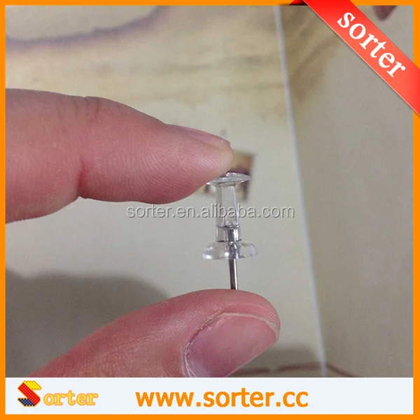 Прозрачный пуш-ап из пробкового дерева чертежные кнопки для уведомления пробковая доска карта