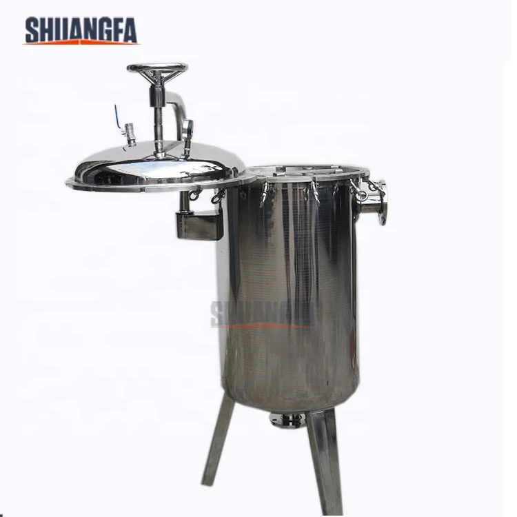 Stainless Steel Bag Filter Machine, Large Flow Multi-bag Filter Housing For Juice, Wine,Milk Filtration
