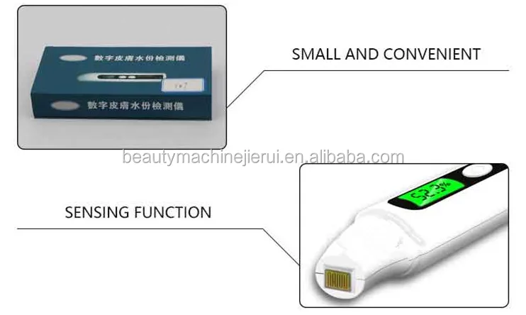 Digital Skin Care Facial Face Moisture Analyzer Cheaker Monitor Tester Moisture Oil Sensor Pen 2 in 1 Detector With LCD Display