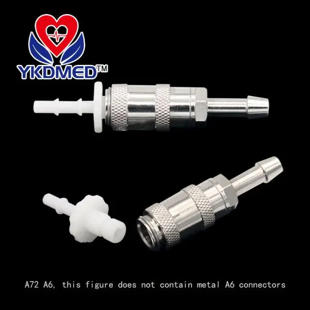 Luer lock medical tube connector nibp cuff connector for disposable blood pressure cuff