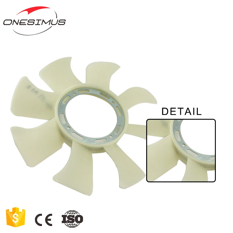 4M40 Cooling System Spare Parts 430*137*153*8 / ME013493 Radiator Engine Fan Blade