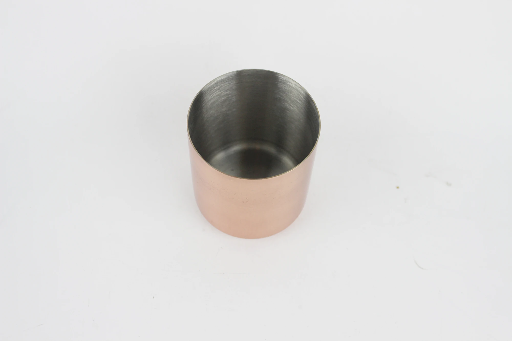 300ml Candle Jars wholesale Tea Light Holders in Copper plating Stainless Steel Candle Copper Mug For Soy Wax Candles
