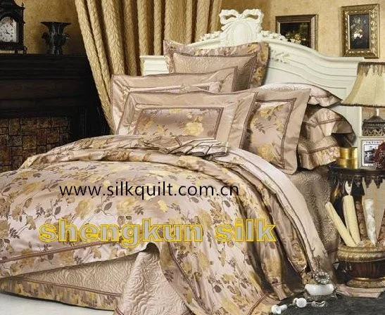 3D Wholesale  Luxury Elegant Jacquard bedding linen/sheet sets Oeko-tex100  Customized home/hotel textile wedding