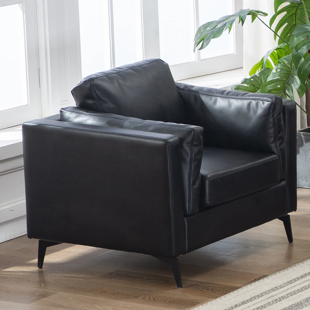 
David HL-8082 Italy Style Milan Contemporary Leather Commerical Waiting Room Office Sofa 