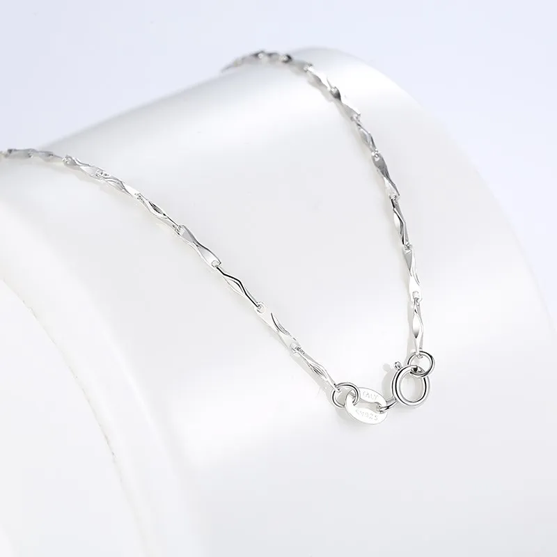 2023 top sale necklace 925 sterling silver base thick silver chain woman silver jewelry necklace