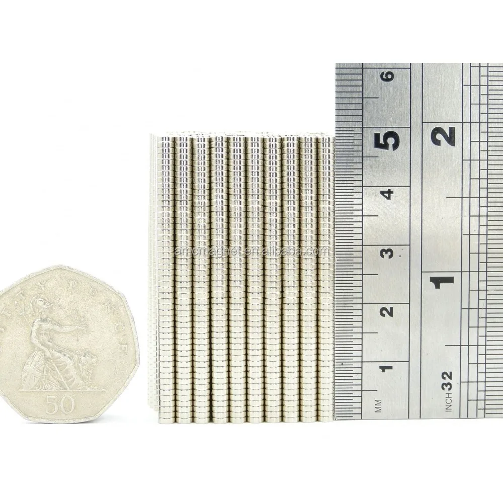 Small Round NdFeB Neodymium Disc Magnets  N35