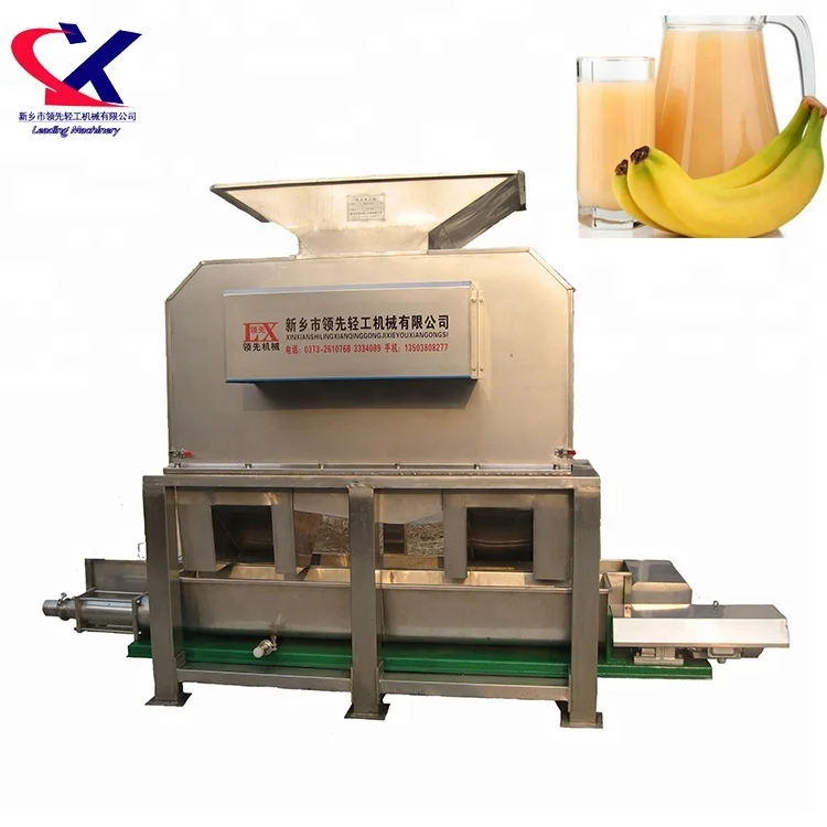 Advanced Juicer Production Line Processing Machine 3000KG/H Automatic Industrial Banana Juice Making Machine