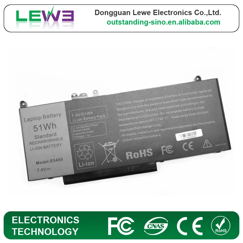 Replacement battery for DELL E5450 E5550 E5570 7.4V 51Wh 6MT4T G5M10