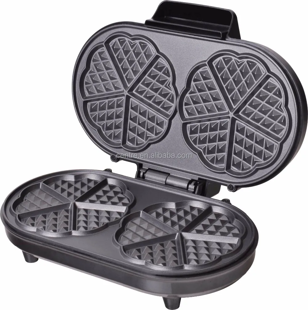5.5 inch Dual heart waffle maker/1000W/COMPECTIVE PRICE