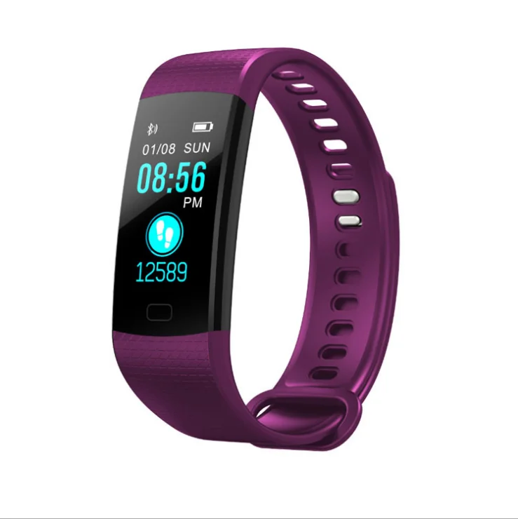 
Hot Selling Touch Screen IP67 Waterproof smart watch Y5 Smart Bracelet Blood Pressure 