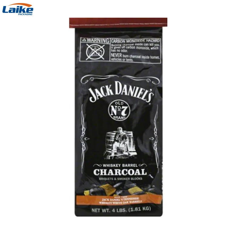 Custom printed 5kg 10kg 25kg  bopp laminated pp woven charcoal packing bag polypropylene woven bbq  charcoal bag
