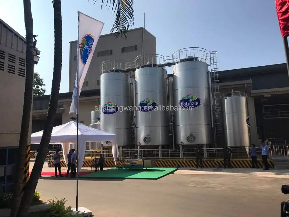 50000L milk storage tank/large outdoors milk silo/large storage tank