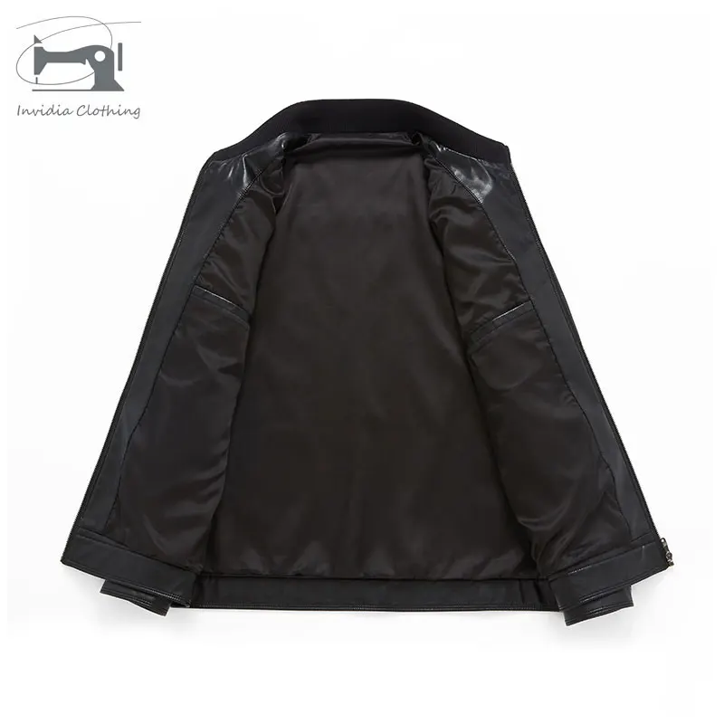 
Wholesale Price Latest Design Motorcycle Woodland Man Genuine Leather Flight Bomber Jacket 