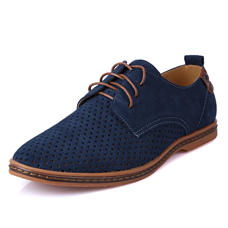 New Summer Men Large Size Shoes Male Brand British Casual