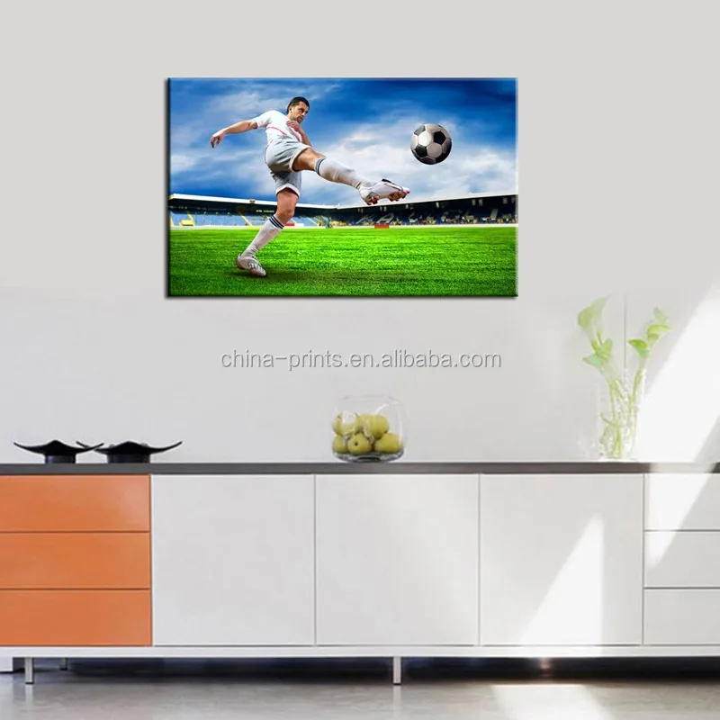 World Cup Canvas Printing Art /Football Star Canvas Poster/Handsome Men Wall Picture
