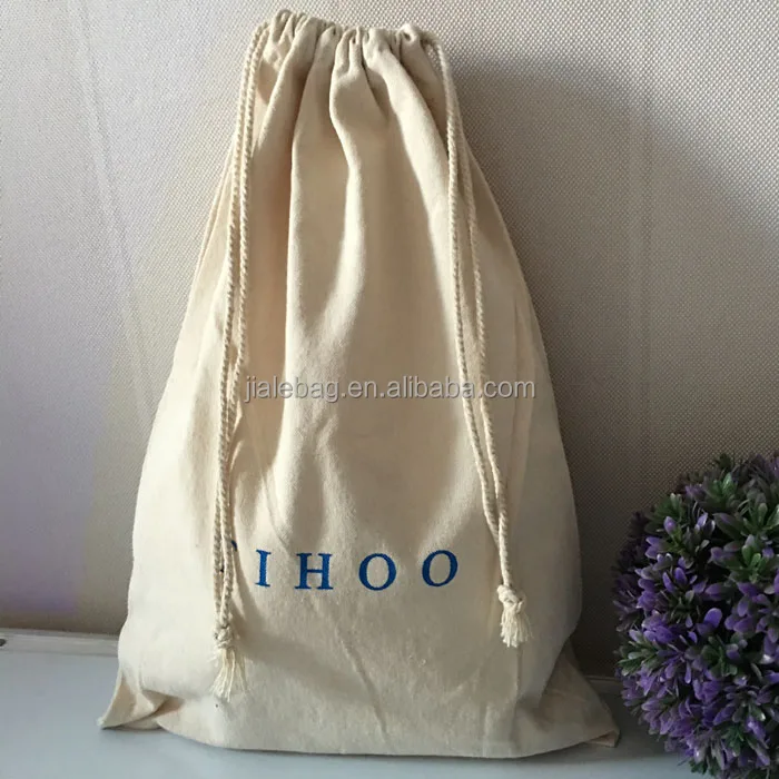 Хлопковая сумка для обуви с индивидуальным принтом